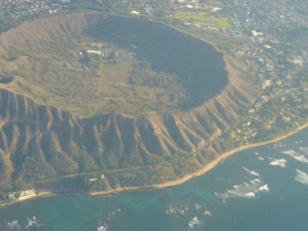 Honolulu z letadla