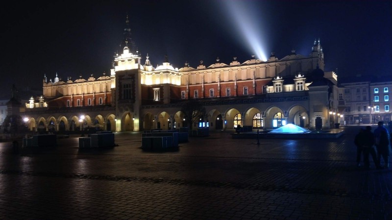 Hlavni namesti v centru Krakova