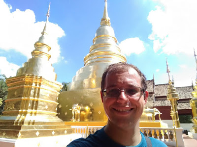 Chrám Wat Phra Singh v Chiang Mai