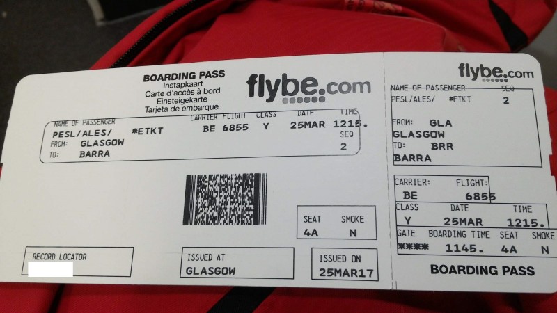 Boarding pass