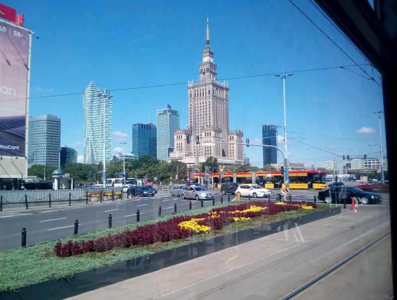 Pohled z tramvaje...