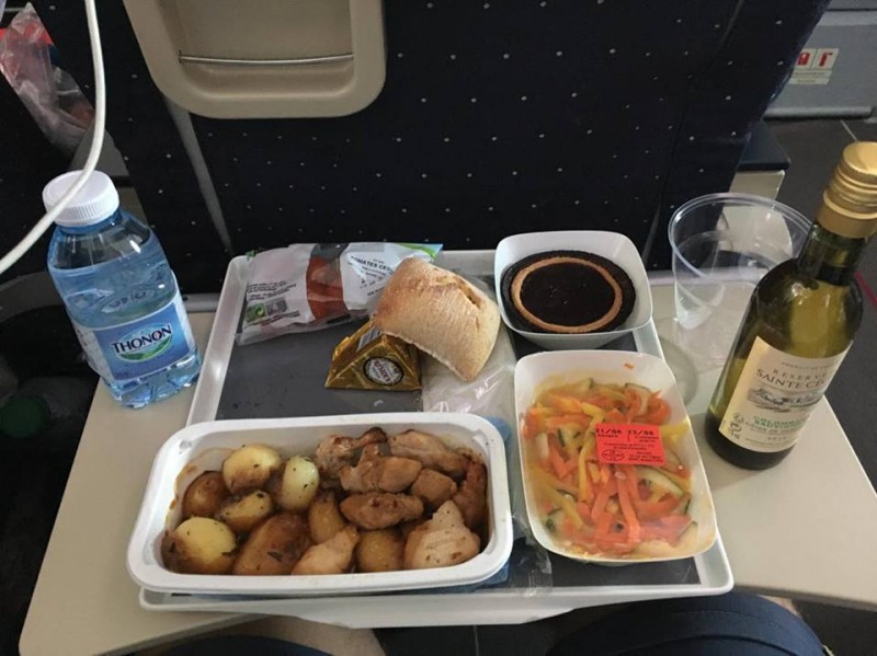 Lunch CDG-JFK