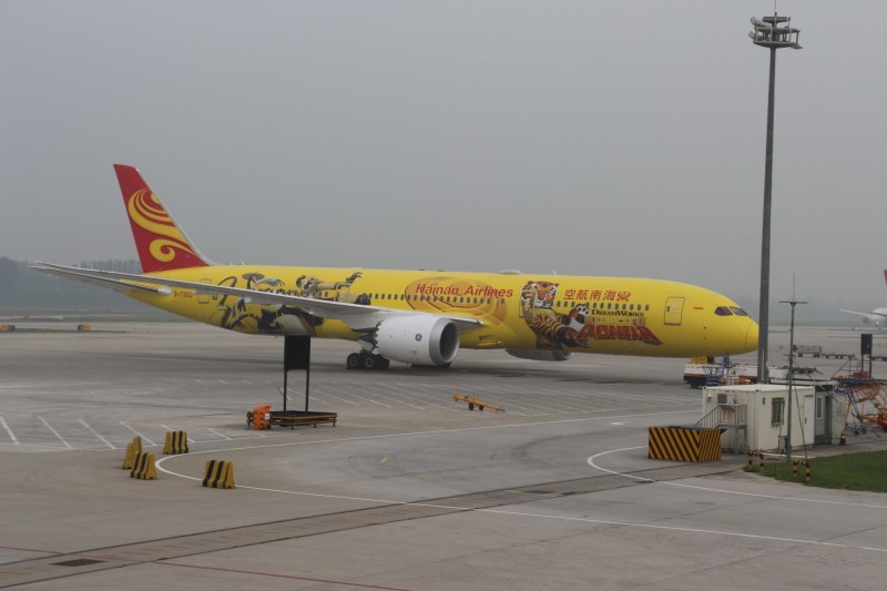 Hainan Airlines (Kung Fu Panda Livery), tak tím jsem neletěl