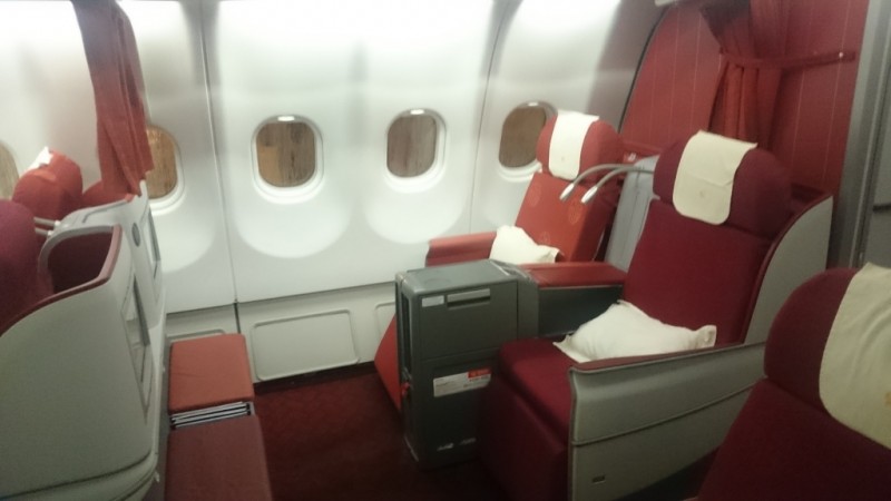 rozloučení s Hainan business třídou