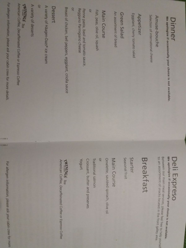 Menu.