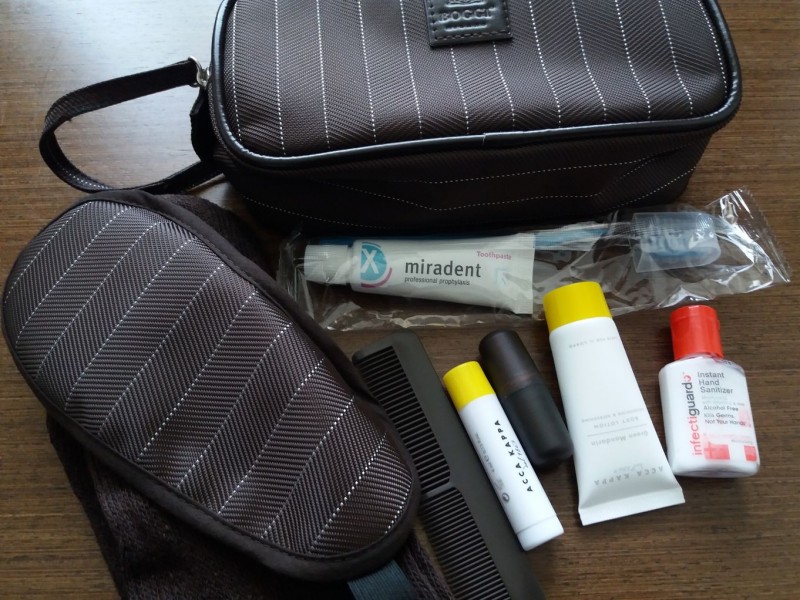 Amenity kit.