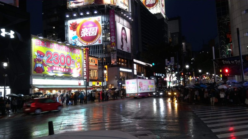 Vecerni ctvrt Shibuya