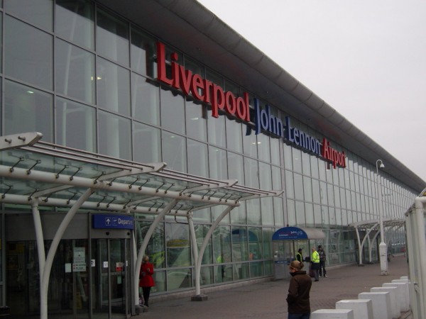 Liverpool John Lennon Airport - above us only sky