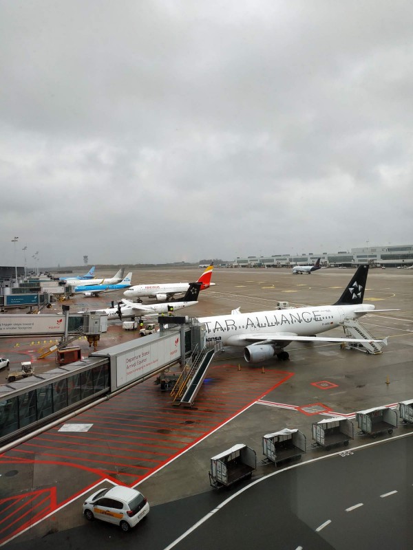 Z okna bylo porad na co koukat - Dasenka letela na letu LX do ZRH