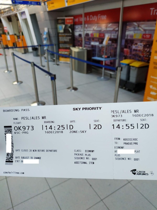 boarding pass
