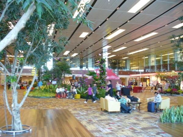 letiště Changi - Singapur