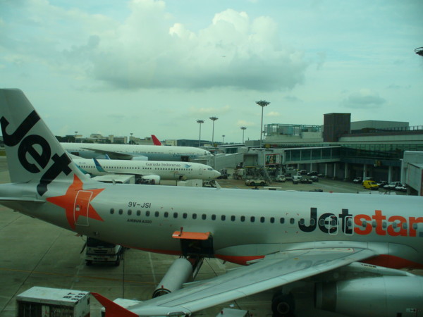 letiště Changi - Singapur