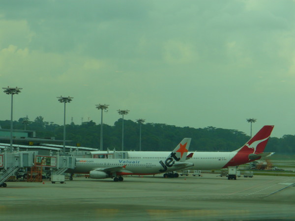 letiště Changi - Singapur