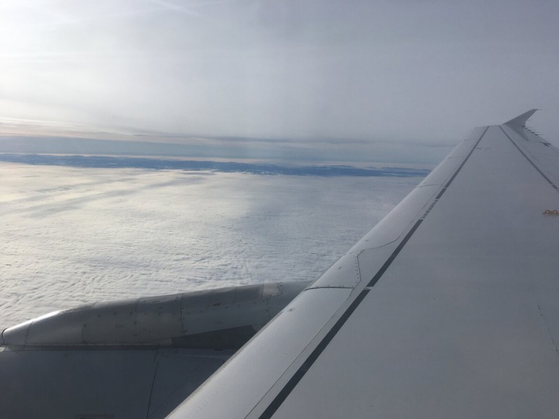 A319 a nízká oblačnost