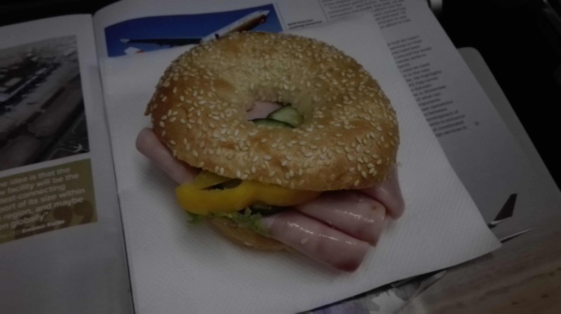 naprosto fantastický bagel, jako v Kanadě u Tima Hortona!