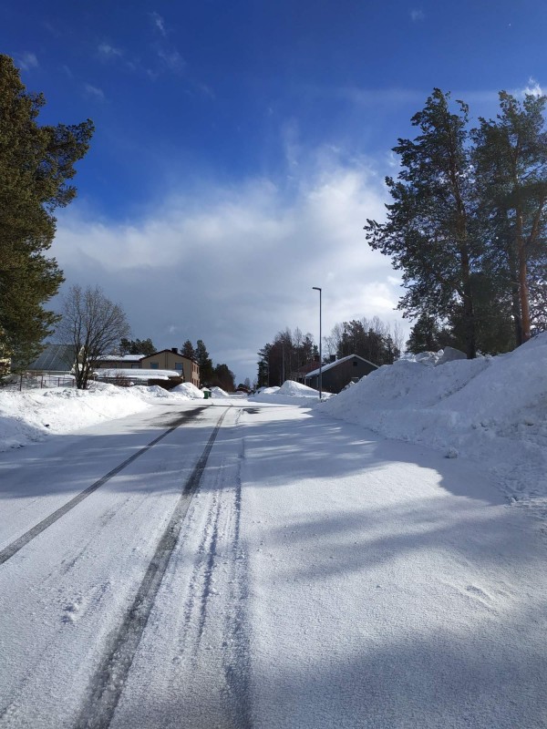 Björkmansvägen po ranu