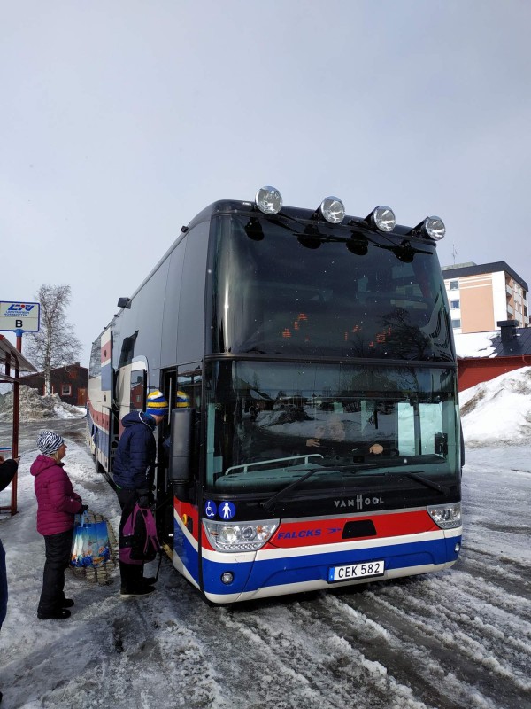 Nas bus spolecnosti Länstrafik Norrbotten