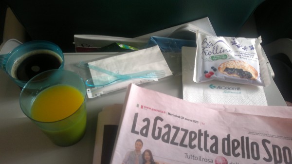Snidane, Air Dolomiti