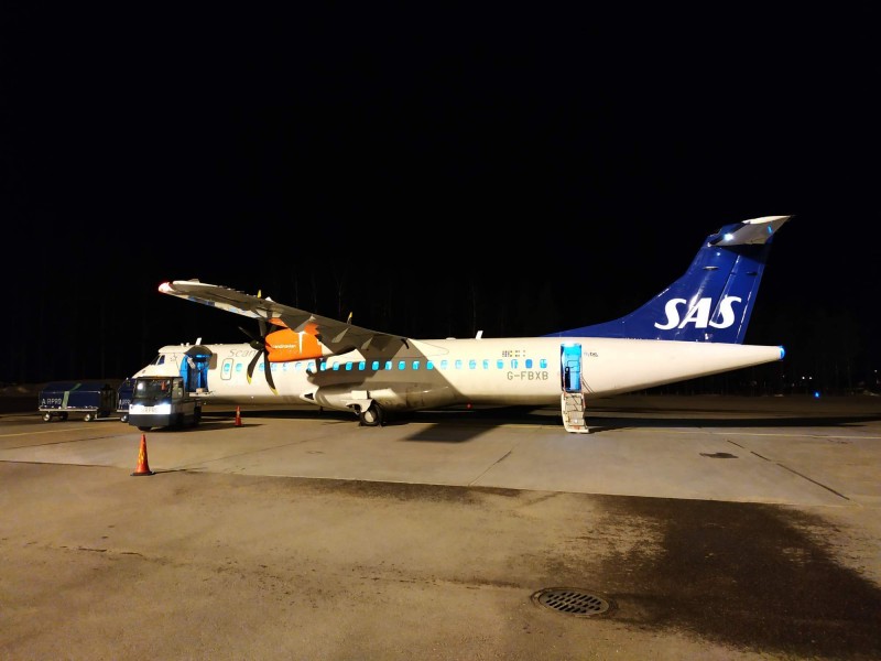 G-FBXB po priletu do TKU
