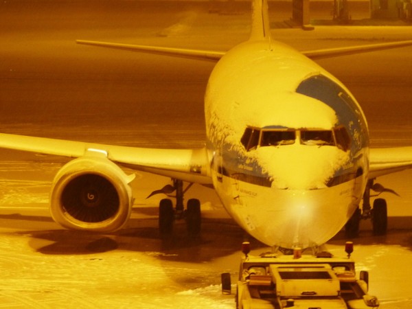 B737 sesterské KLM, kdybychom vybrali přestup v AMS, byl by to náš let
