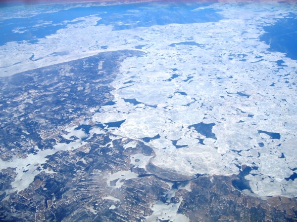 Někde nad Kanadou