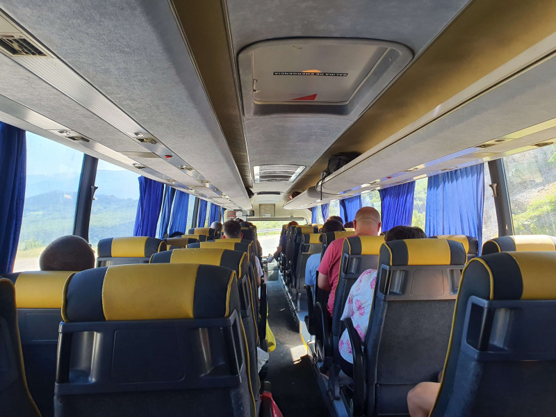 Autobus z Banja Luky do Mostaru