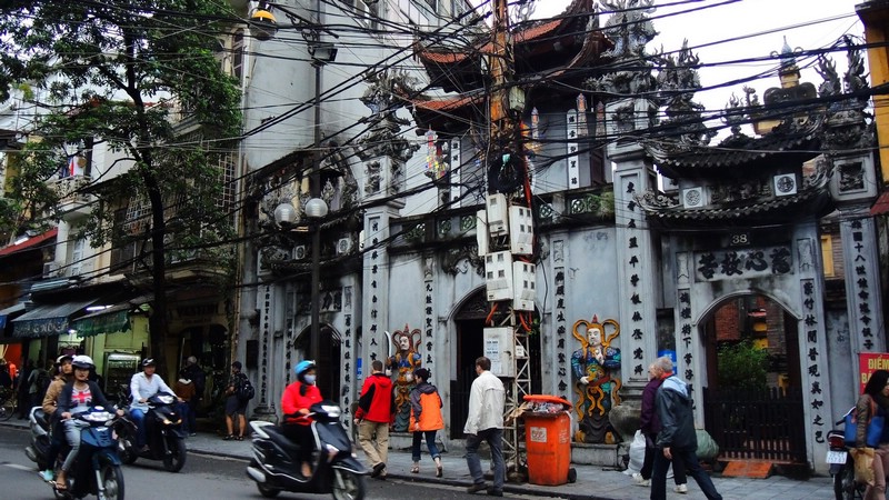 Na ulici v Hanoi