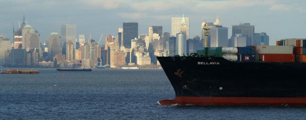 Mocné panorama (Z vyjíždky na Staten Island Ferry)