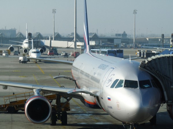 Aeroflot A321-200 tesne pred odletem do Moskvy (SVO)