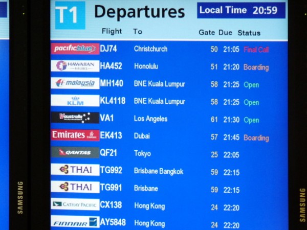 Boarding presne na cas.