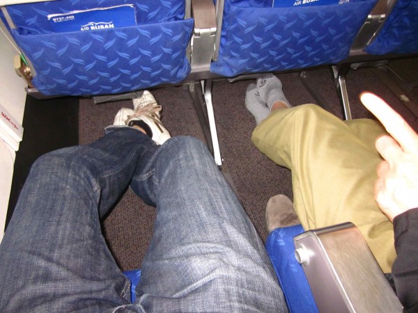 Exit row, aneb spoustu místa
