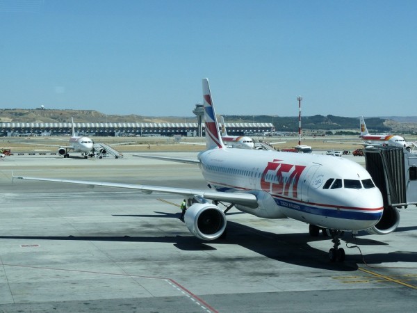 A 320 z Madridu do Prahy (teda doufám že je to A 320)