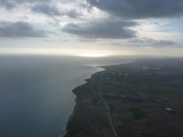Po vzlete z RWY 22.
