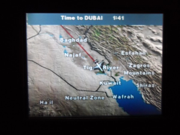 Za necele 2 hodky a jsme v Dubaji