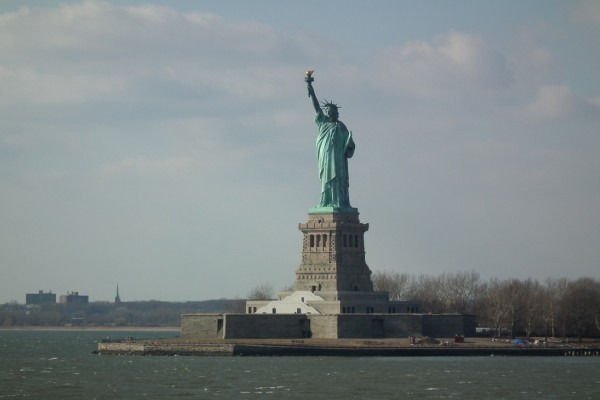 Socha Svobody z Staten Island Ferry