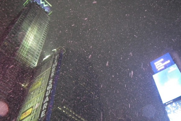 Sněhová bouře na Times Square
