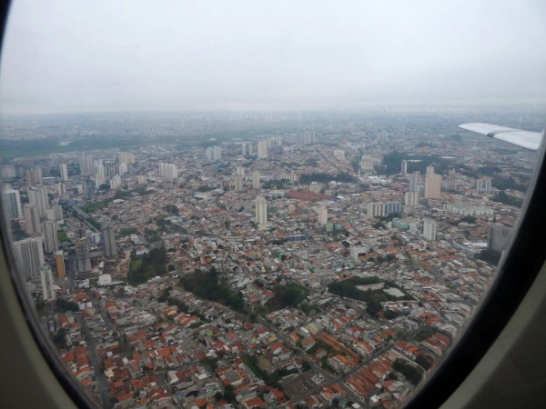 Sao Paulo ze vzduchu.....